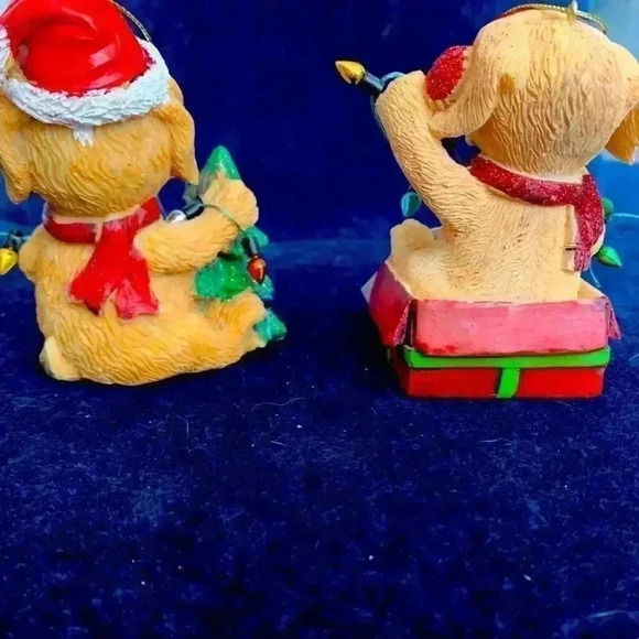 2 Pc Set Puppy with Christmas Lights Pet - Picture 6 of 7